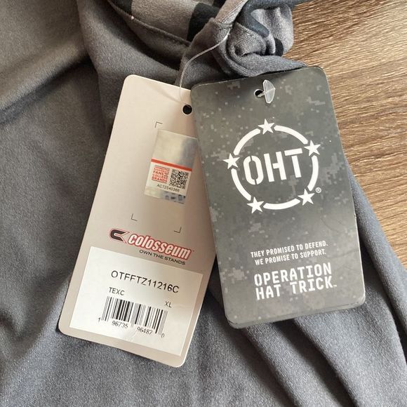 COLOSSEUM TCU HORNED FROGS GREY OPERATION HAT TRICK CAMO 1/4 ZIP PULLOVER XL - Picture 9 of 14